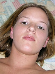 18 Year Old Amateur Teen Girl Spreads Brownie Stained Butthole Apart