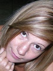 Absolute Adorable Amateur Blonde Babe With Freckles Modeling Nude