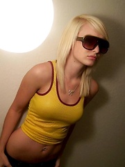 Hot pictures of a sweet blonde teen