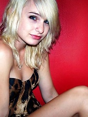 Hot pictures of a sweet blonde teen