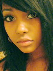 Neat mulatto cutie posing in hot pictures
