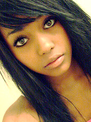 Neat mulatto cutie posing in hot pictures