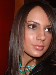 Sexy brunette with fantastic body