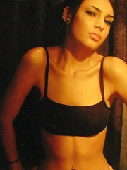Sexy brunette with fantastic body