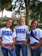 My private pictures with the models and cheerleaders