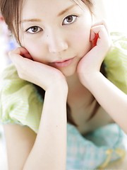 Nice asian slut Yua Hagiwara demonstrates her young wet pussy