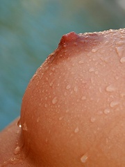 Shyla Jennings - gets wet in this waterfall pictorial